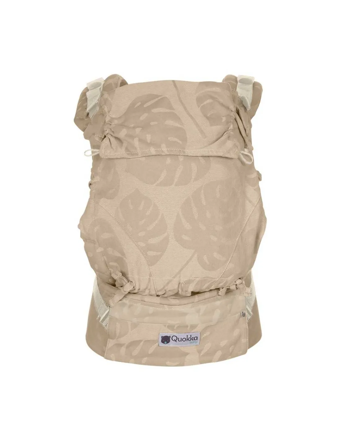 Quokkababy Mochila Portabebés E-Carrier Taupe Leaves