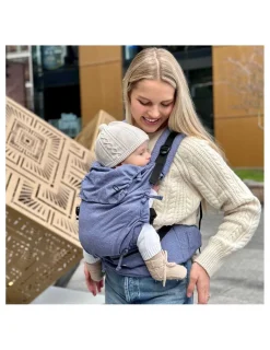 Quokkababy Mochila Portabebés E-Carrier Blue Vibes