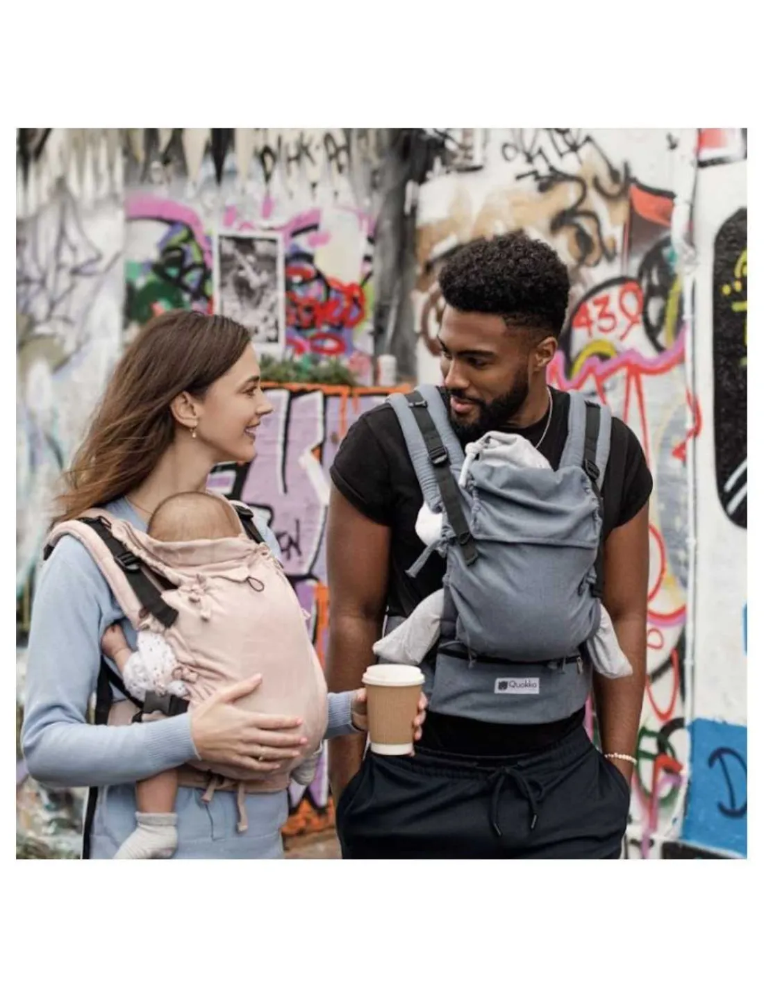 Quokkababy Mochila Portabebés E-Carrier Denim Blue