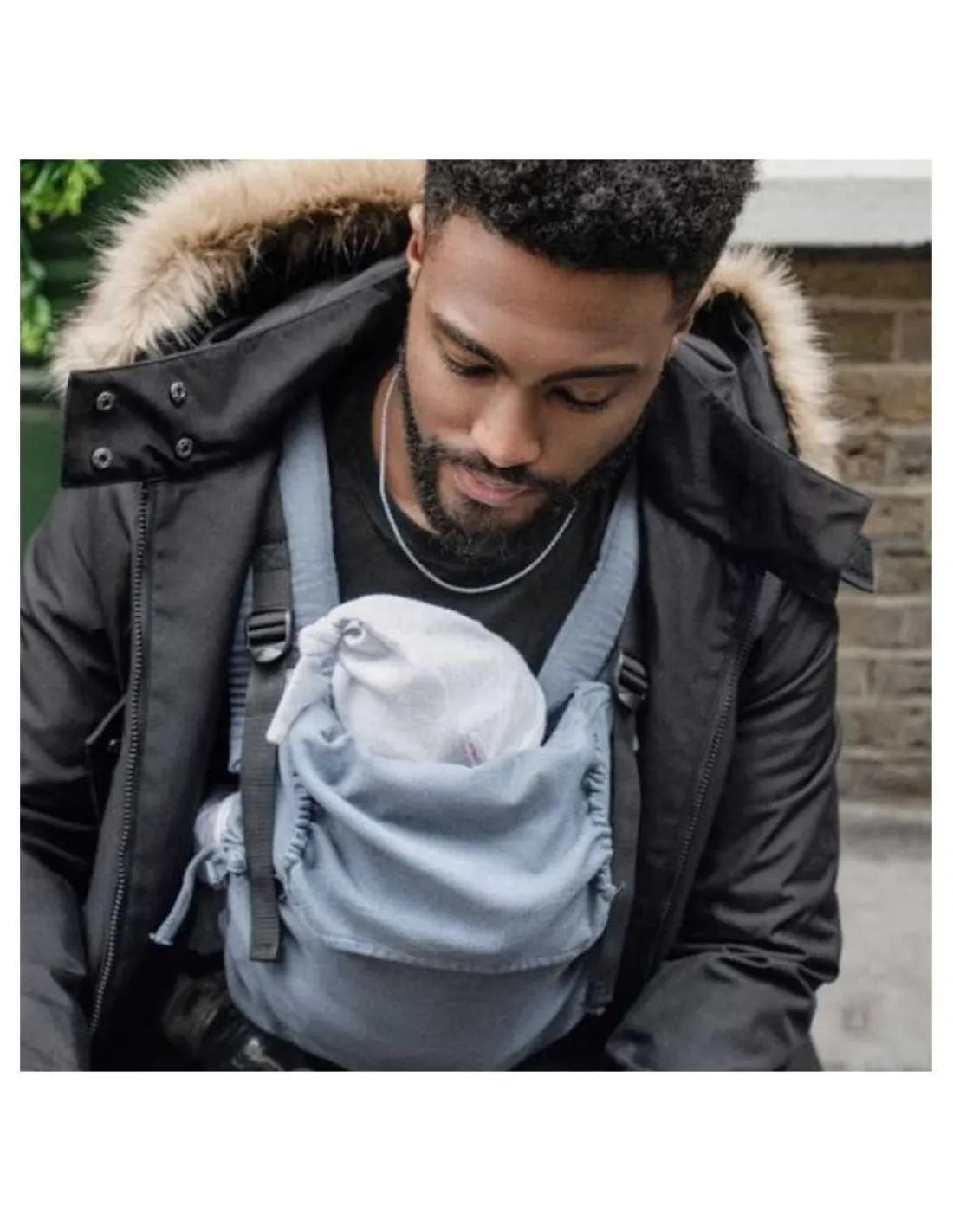 Quokkababy Mochila Portabebés E-Carrier Denim Blue