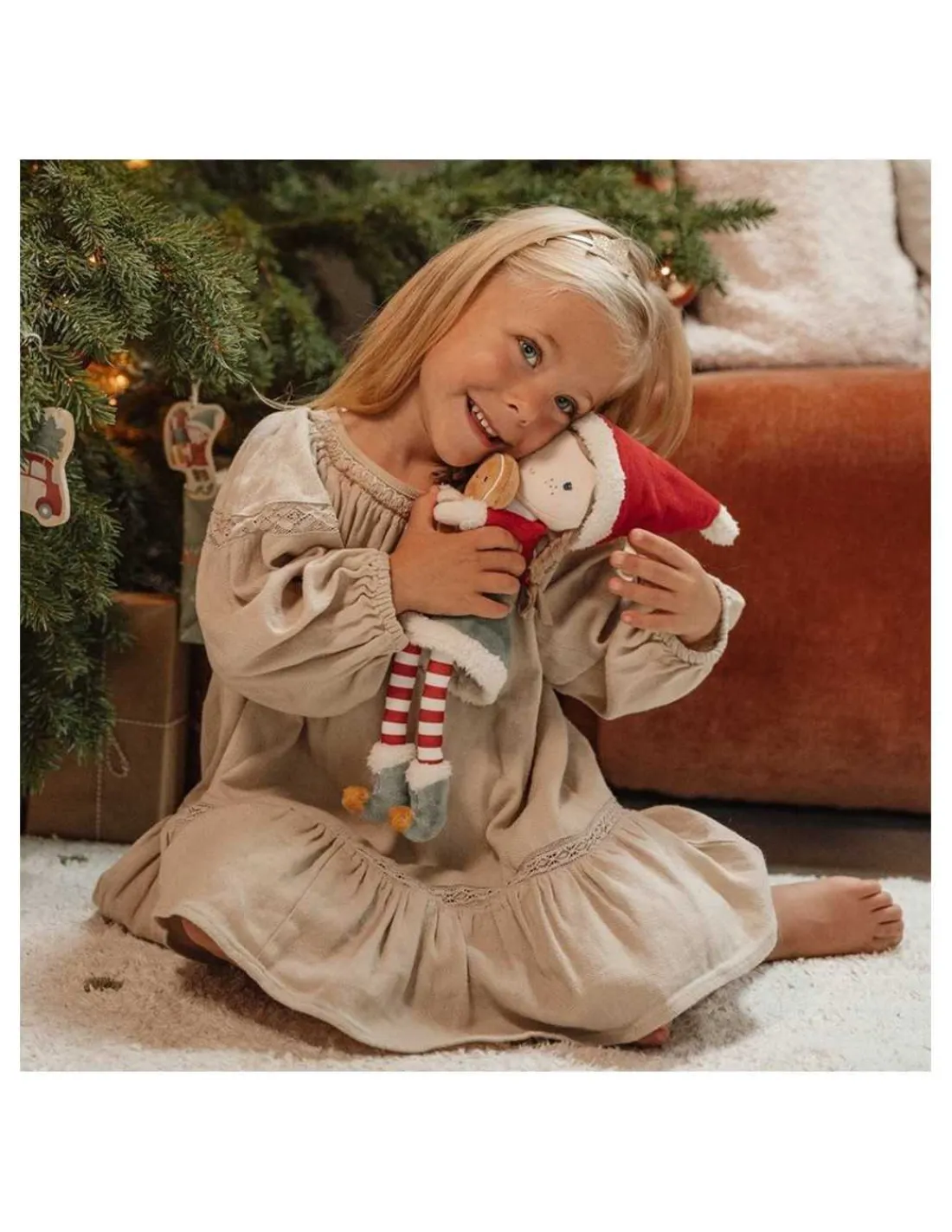 Little Dutch Muñeca Blandita Rosa Navidad de