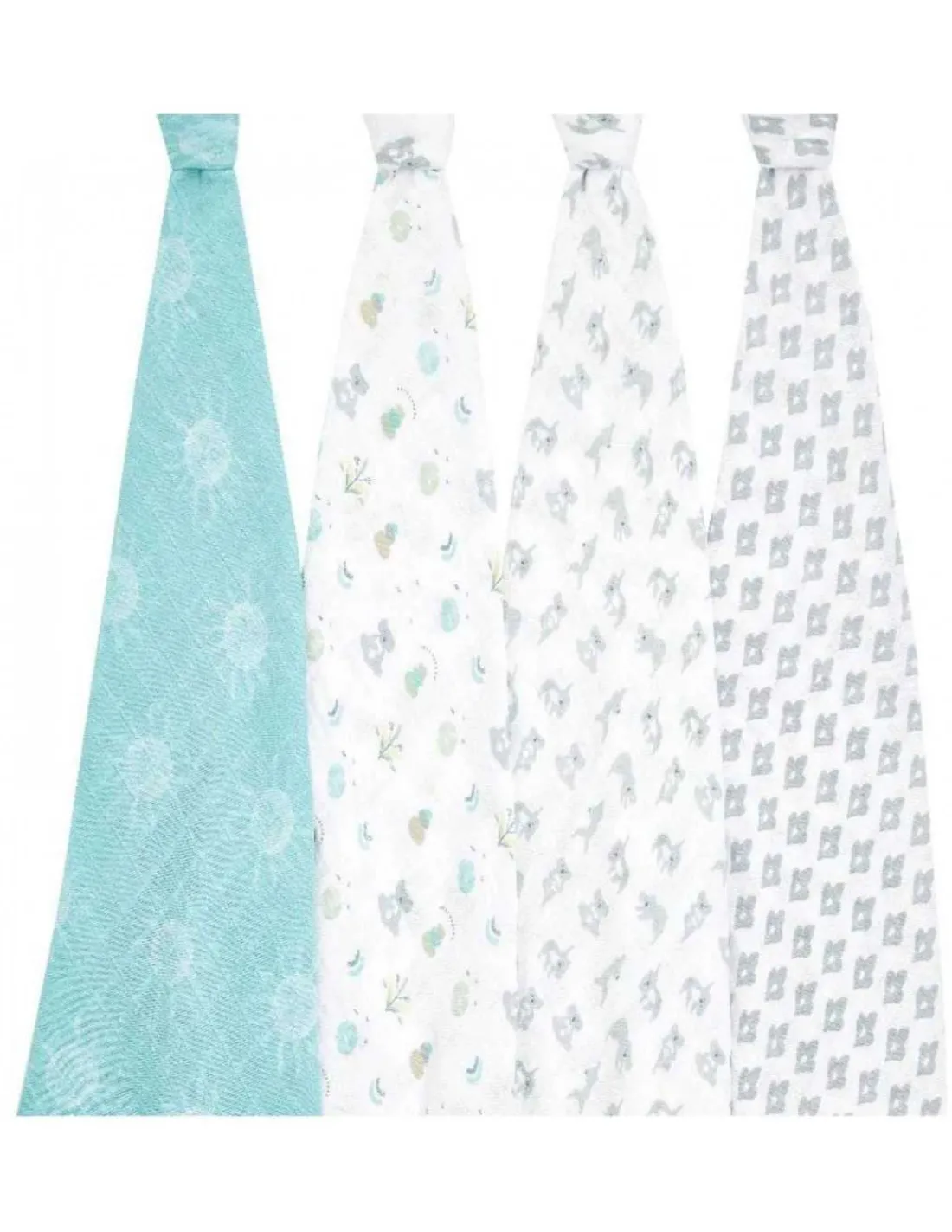 Aden Anais Muselina de Algodón Now + Zen de | Pack de 4
