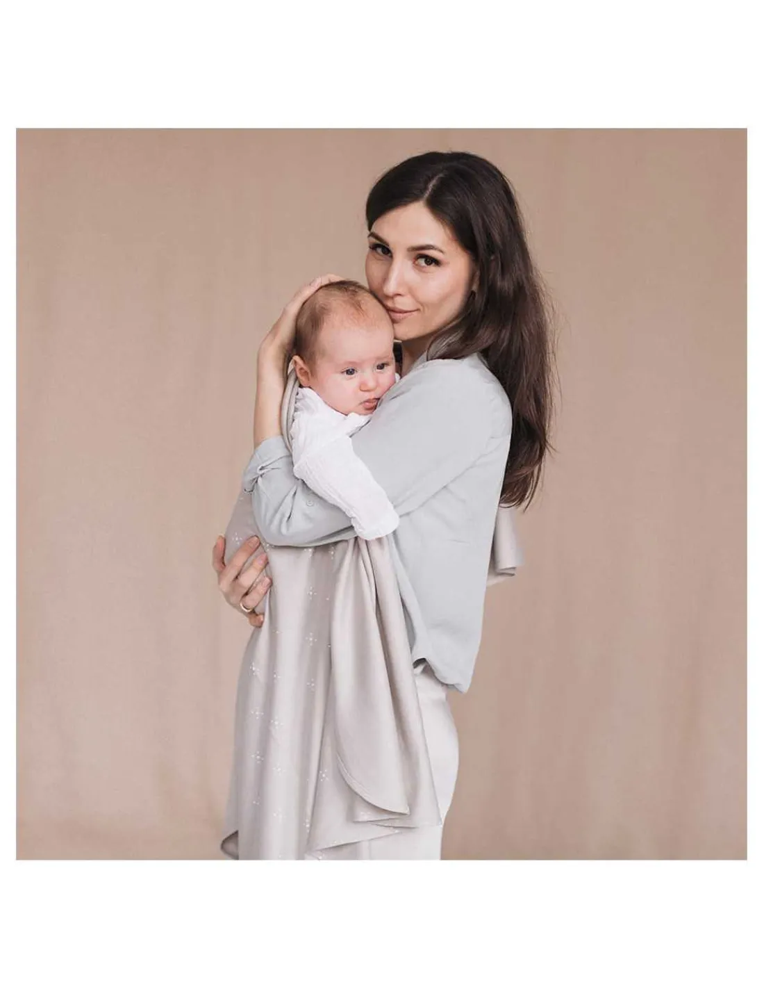 Love and Carry Muselina de Modal - Beige