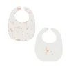 Bimbidreams Pack 2 Baberos para Bebé Cottage de 20x25cm
