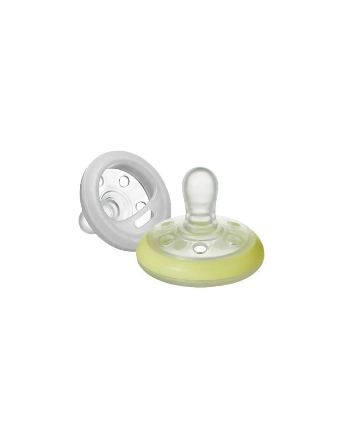 Tommee Tippee Pack 2 Chupetes Forma de Pecho Night Time