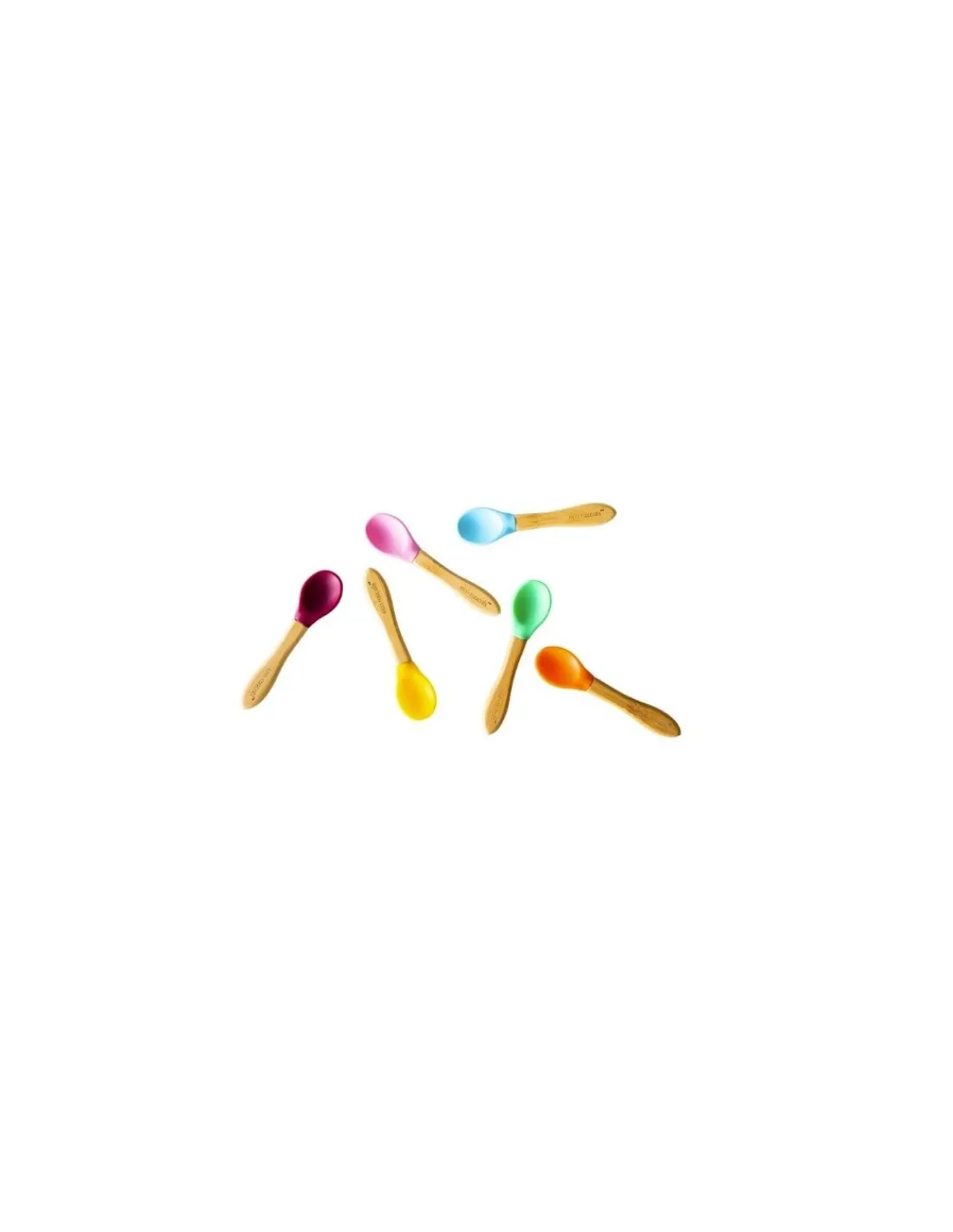 Eco Rascals Pack 3 Cucharas Bamboo Rosa-Verde-Amarillo de Eco Rascals