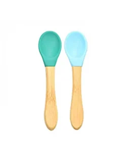 Minikoioi Pack 2 Cucharas de Bambu de