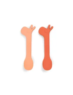 DONE BY DEER Pack 2 cucharas Lalee Naranja de