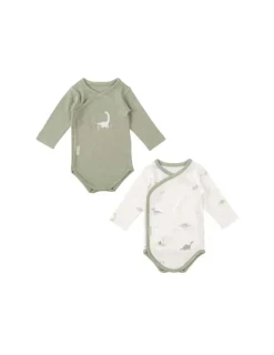 Bimbidreams Pack de 2 bodys Manga Larga para Bebé Trex