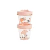 DONE BY DEER Pack de 2 recipientes para comida para bebés - Tiny farm de