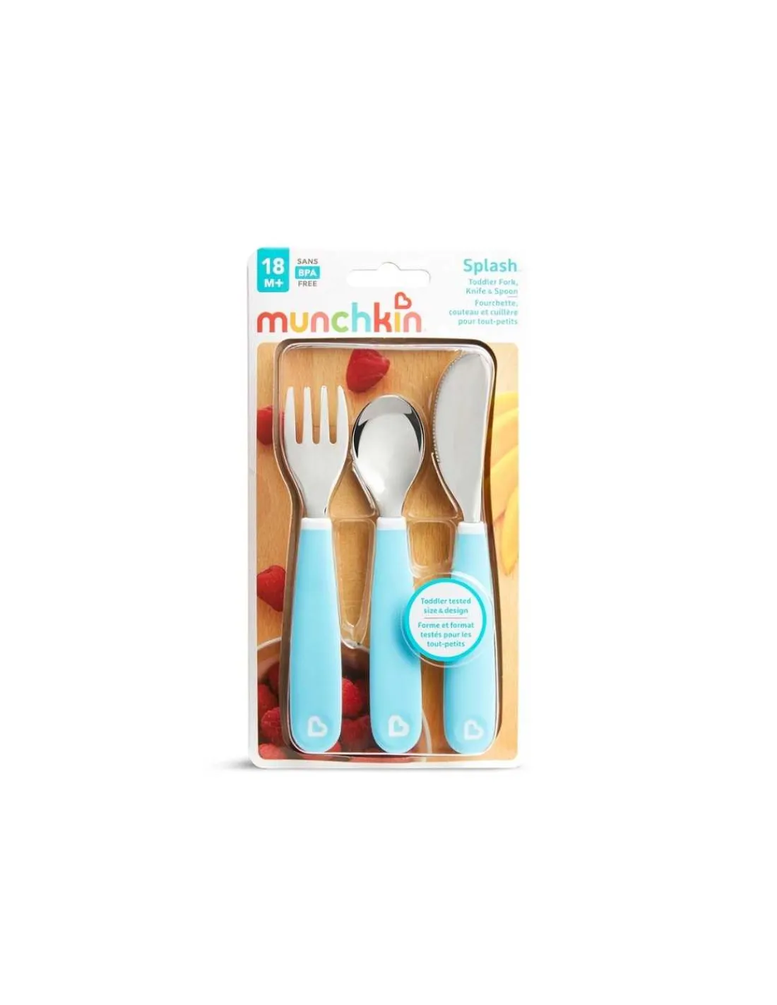 Munchkin Pack de cubiertos Splash (3 ud.) | Color Aleatorio