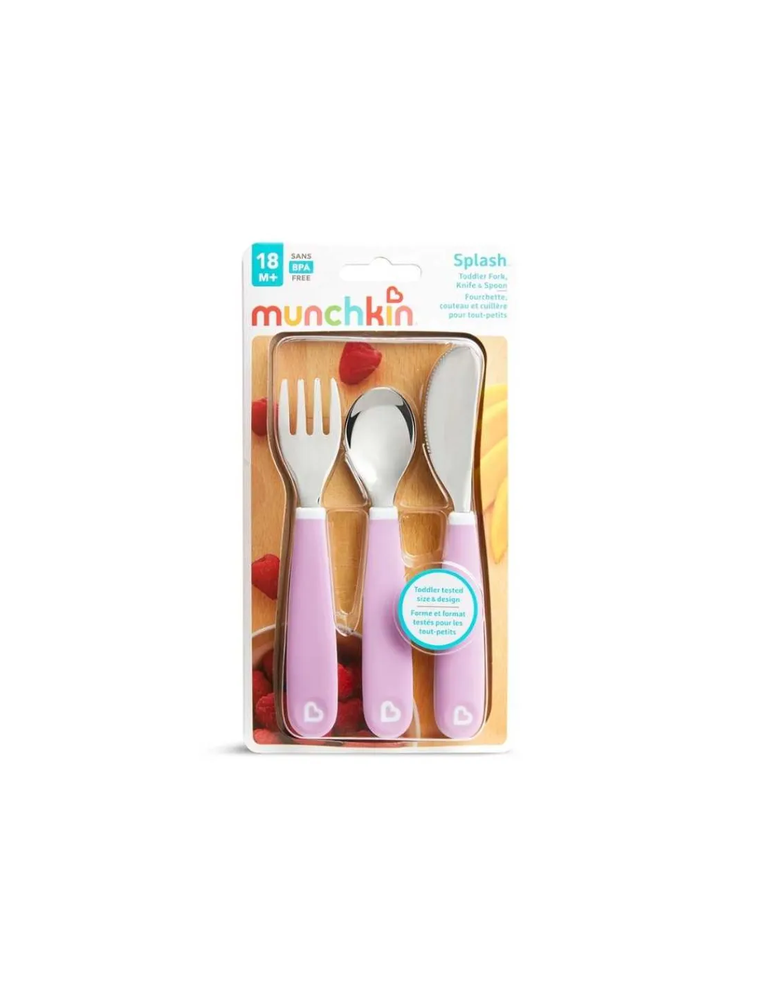 Munchkin Pack de cubiertos Splash (3 ud.) | Color Aleatorio