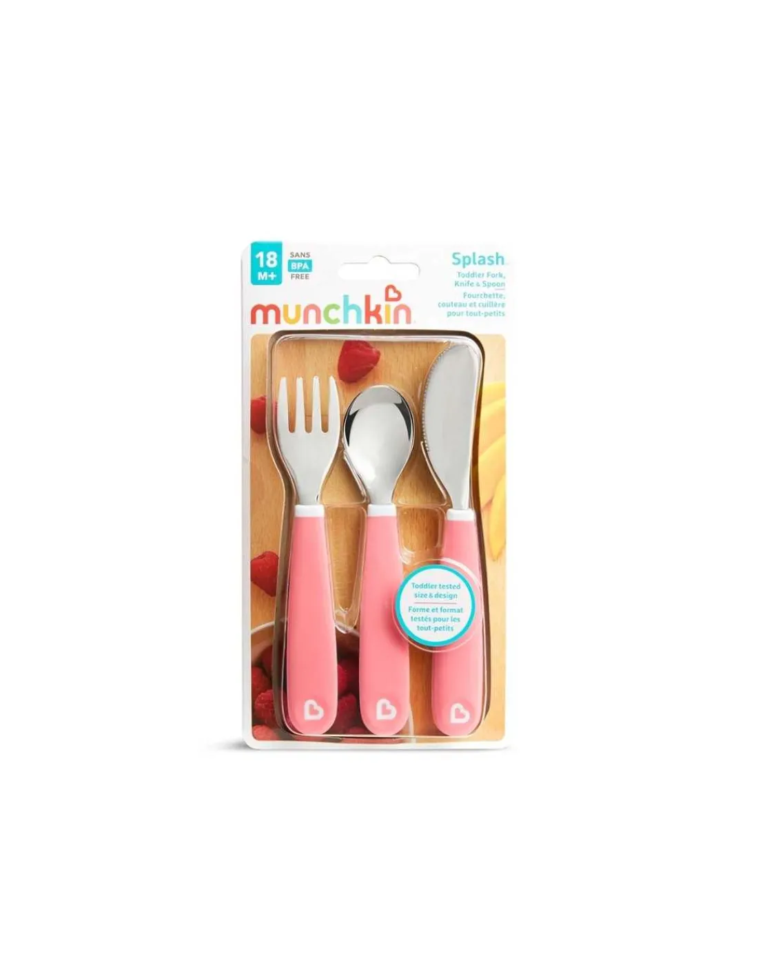Munchkin Pack de cubiertos Splash (3 ud.) | Color Aleatorio