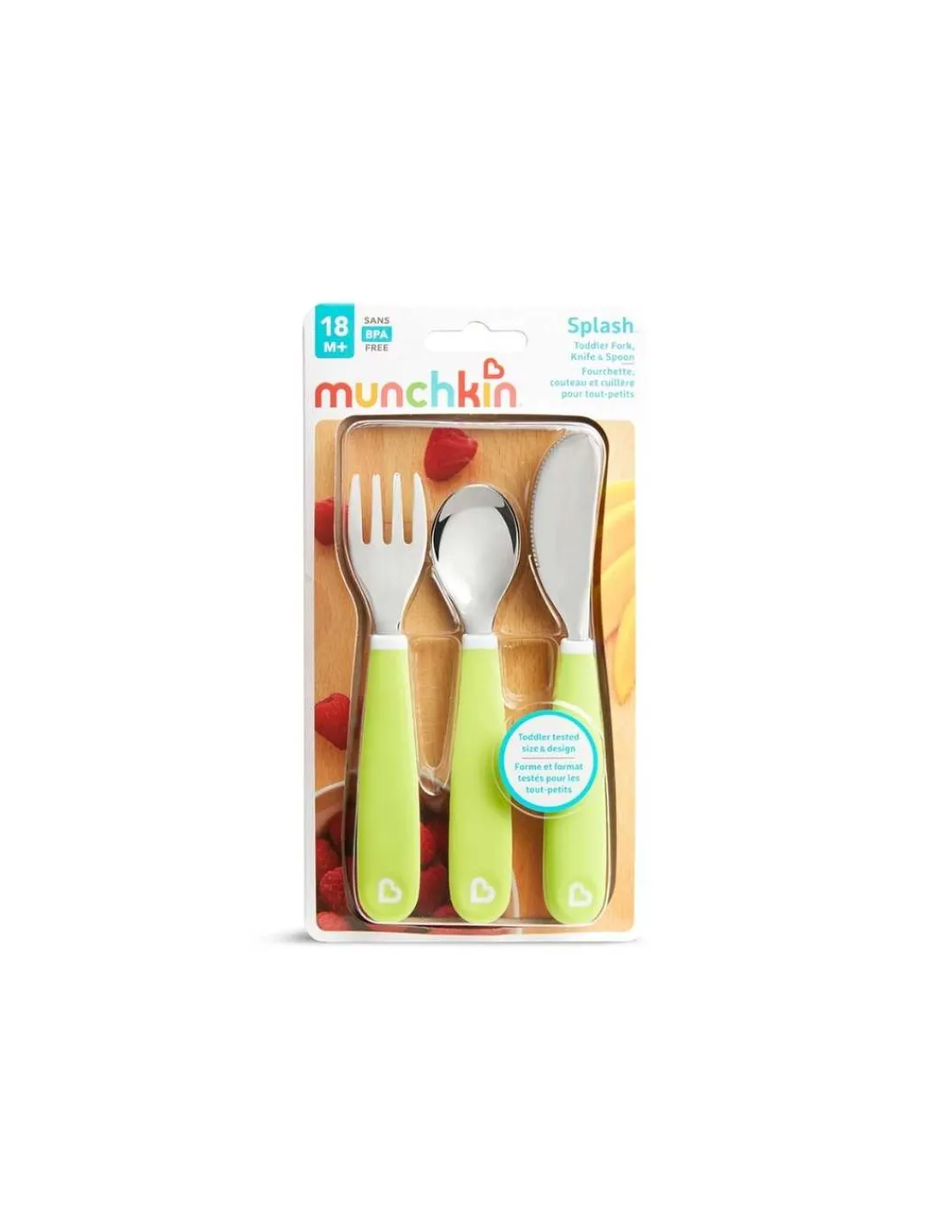 Munchkin Pack de cubiertos Splash (3 ud.) | Color Aleatorio
