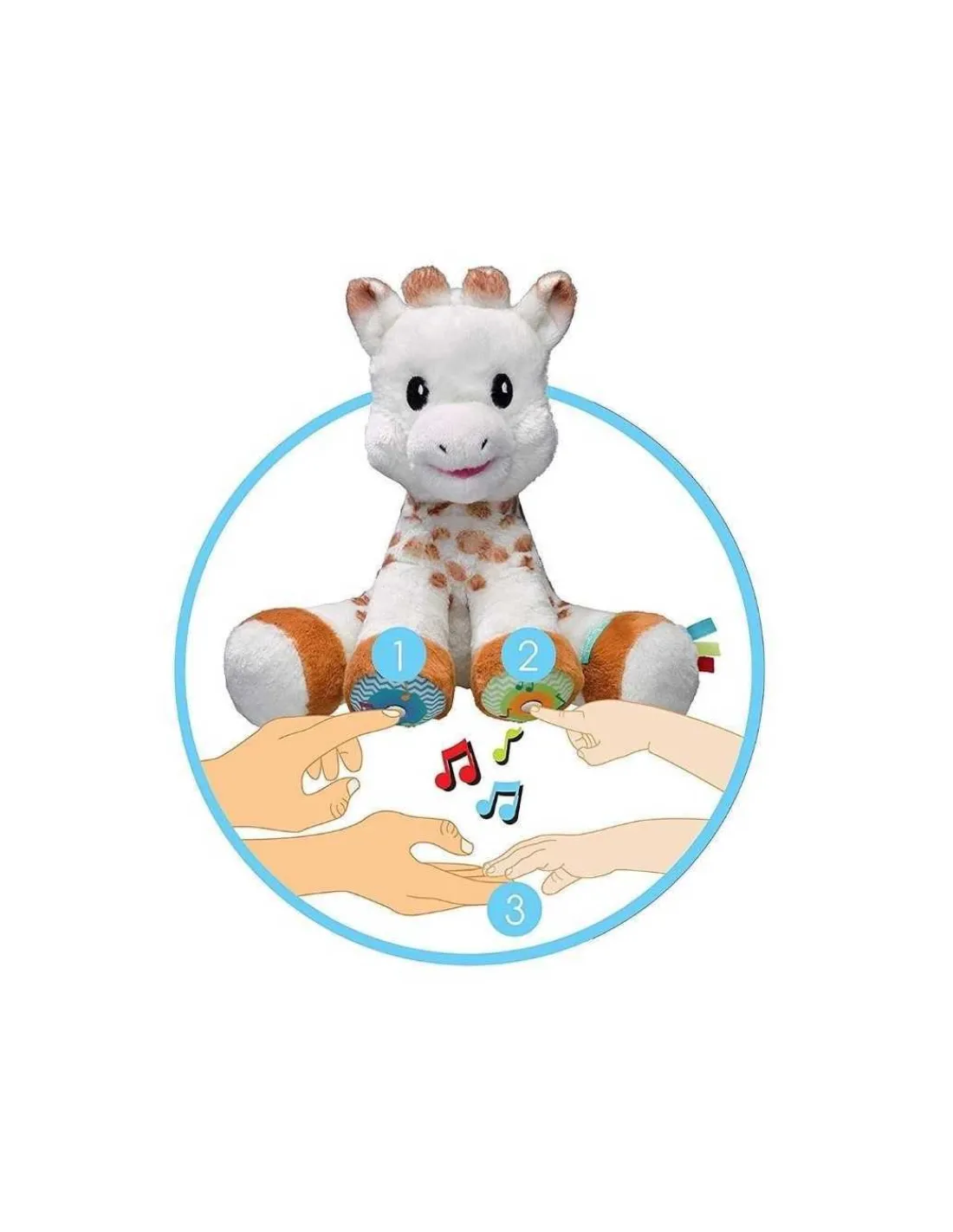 Kaloo Peluche Touch and Music de Sophie La Jirafa