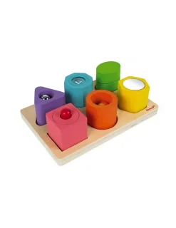 Janod Puzzle con 6 Figuras Sensoriales de