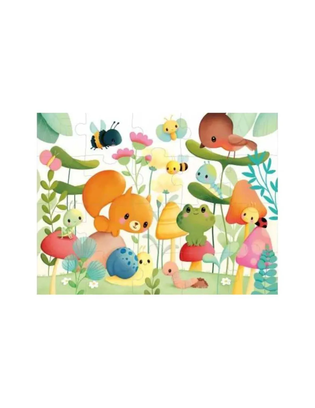 Janod Puzzle de los Compañeros del Jardín de