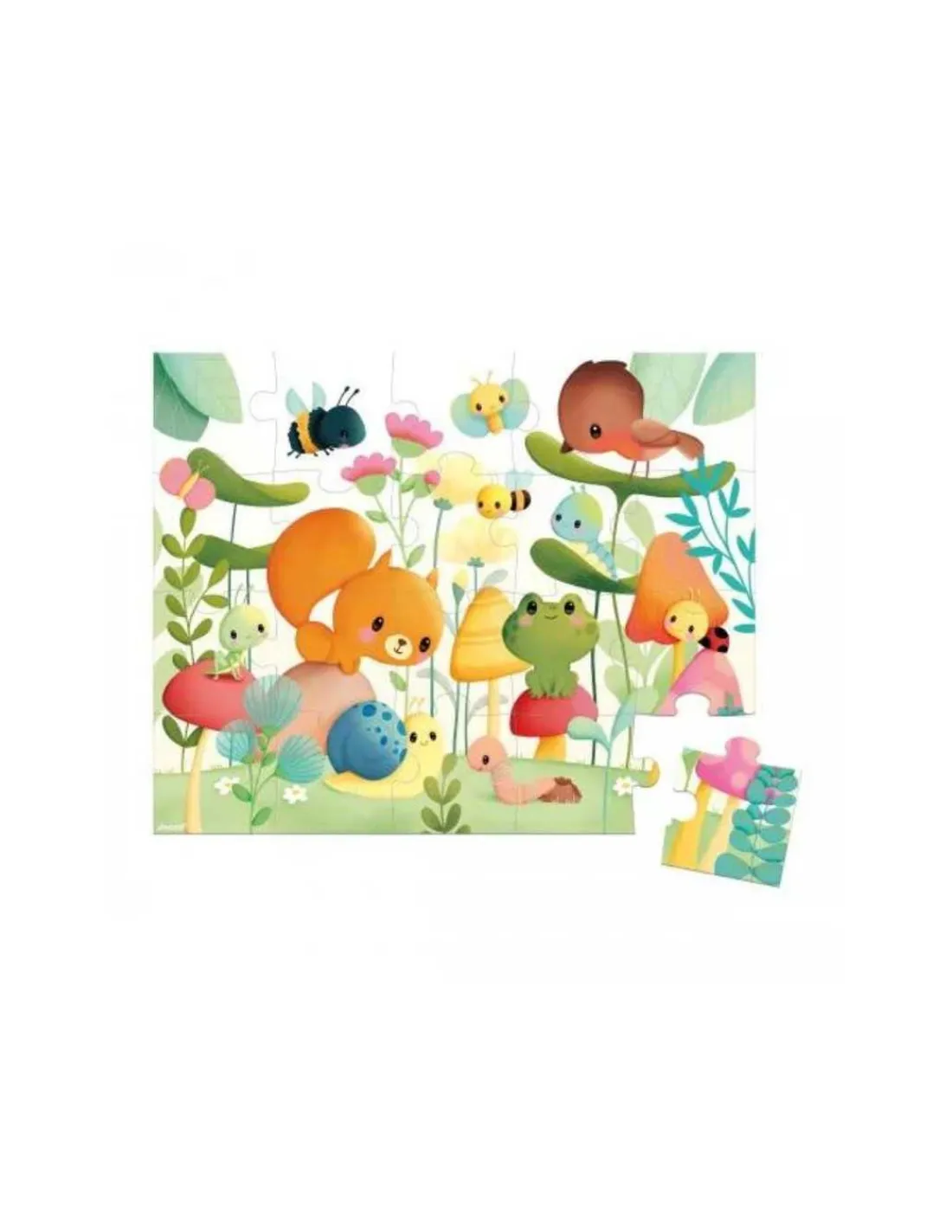 Janod Puzzle de los Compañeros del Jardín de