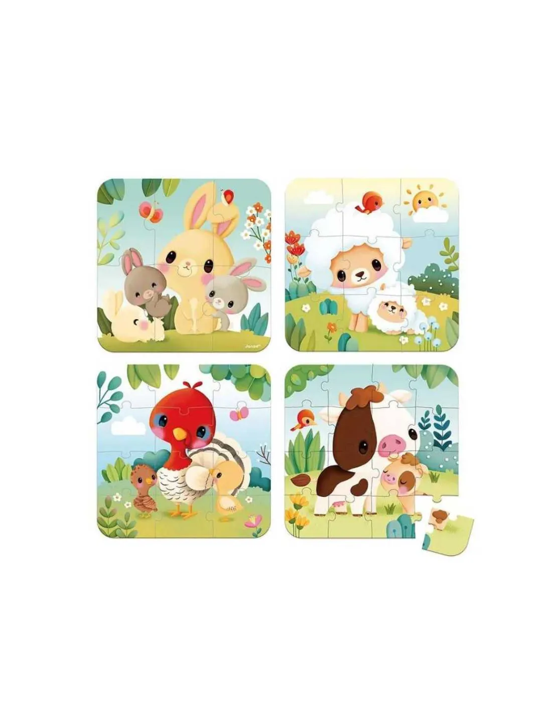 Janod Puzzle Evolutivo Los Animales de la Granja de