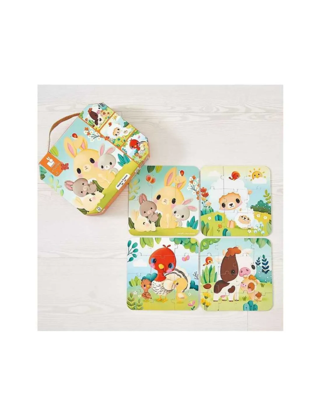 Janod Puzzle Evolutivo Los Animales de la Granja de