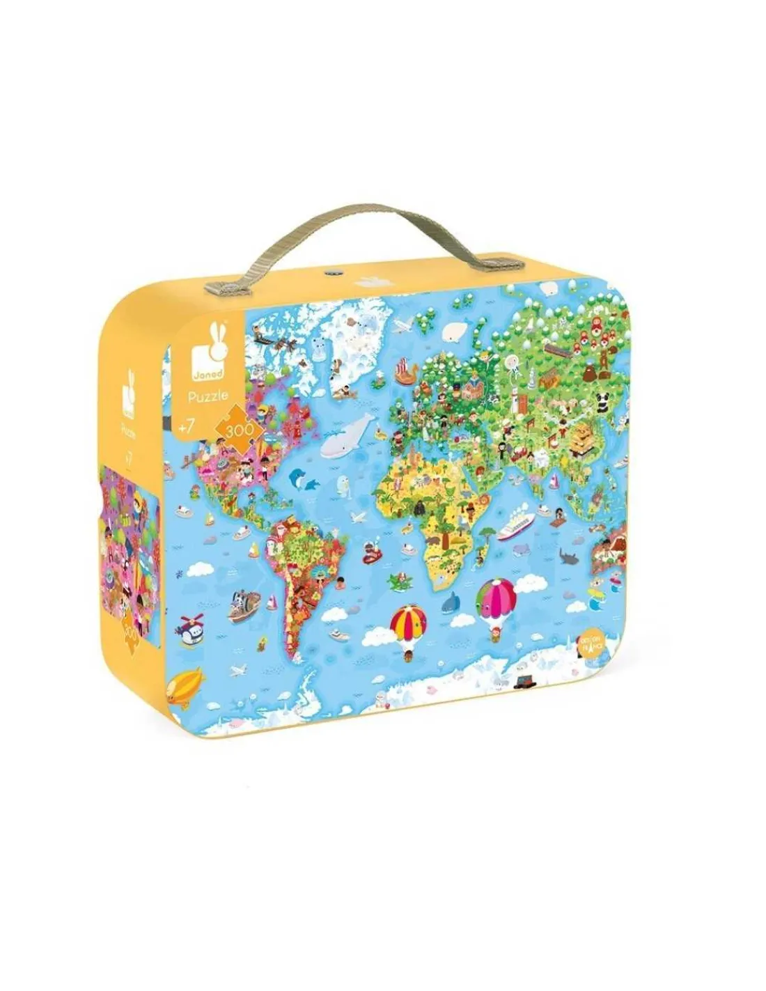 Janod Puzzle Gigante Atlas Mundial de