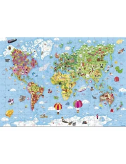 Janod Puzzle Gigante Atlas Mundial de