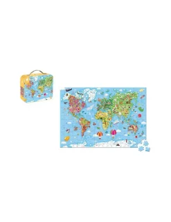 Janod Puzzle Gigante Atlas Mundial de