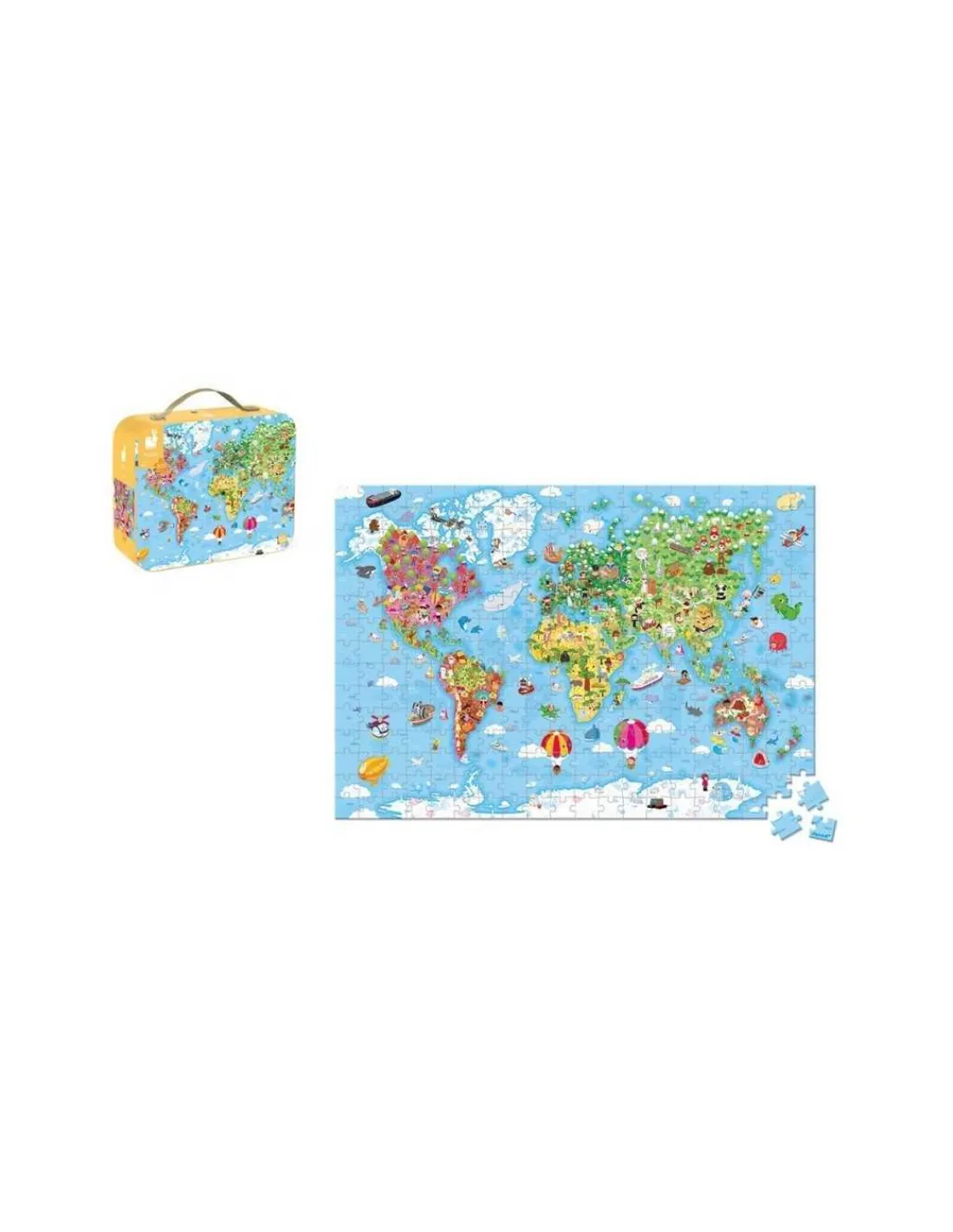 Janod Puzzle Gigante Atlas Mundial de
