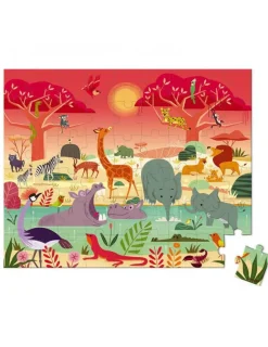 Janod Puzzle La Reserva de Animales de