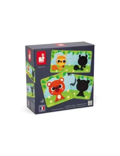 Janod Puzzle Los Animales y su Sombra de
