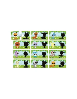 Janod Puzzle Los Animales y su Sombra de