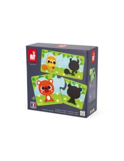 Janod Puzzle Los Animales y su Sombra de
