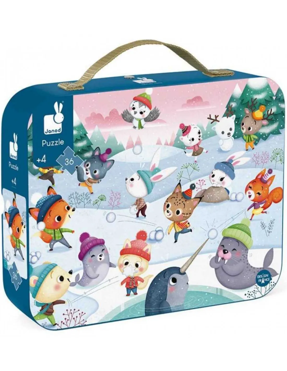 Janod Puzzles Fiesta en la nieve