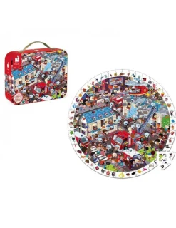 Janod Puzzles Observación Bomberos de