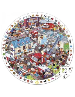 Janod Puzzles Observación Bomberos de