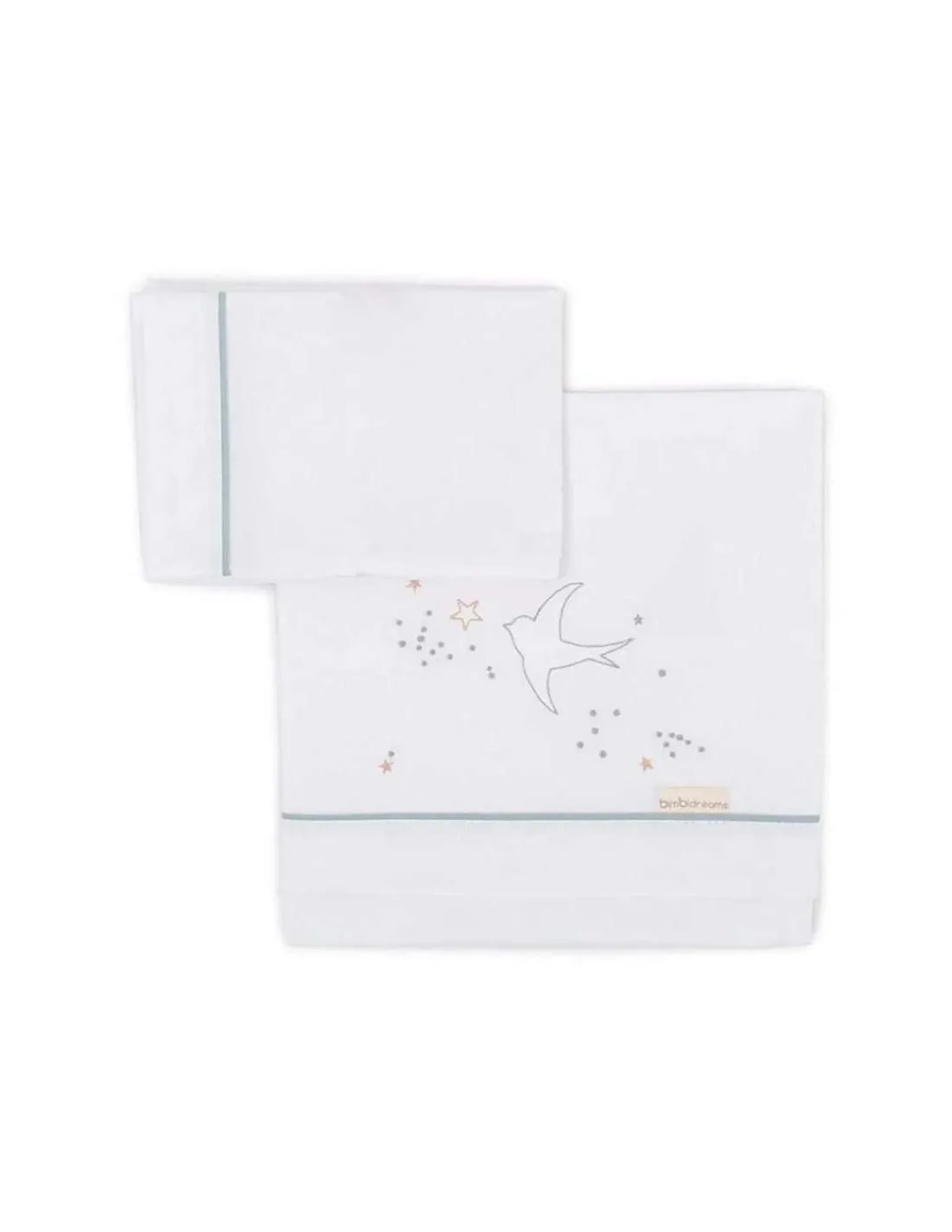 Bimbidreams Sábanas 3 Piezas Algodon Cuna 60x120 Spring