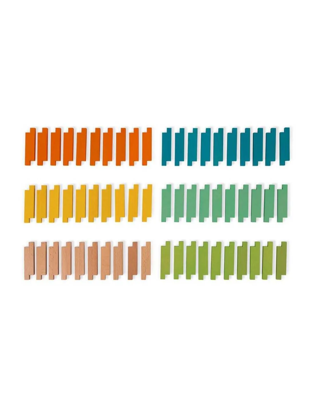 Janod Set de Construcción 60 Piezas de
