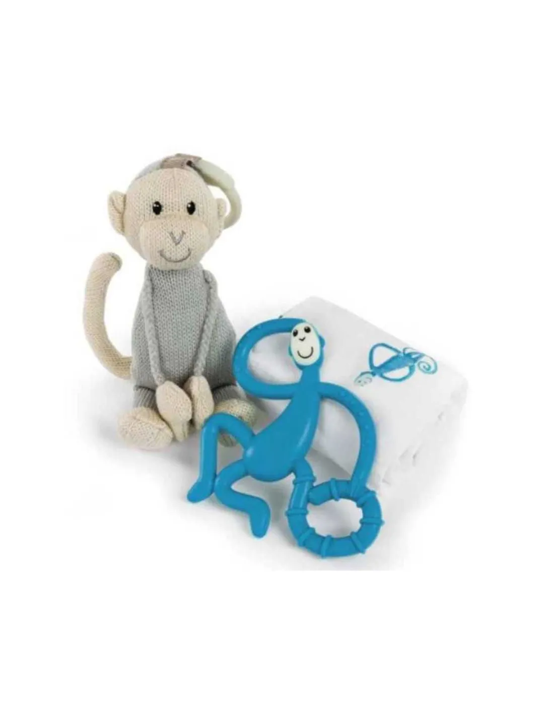 Matchstick Monkey Set Muselina + Mordedor + Peluche de