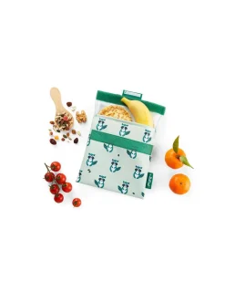 Roll Eat Snack'n'Go Mapache - Porta Bocadillos y Snacks Reutilizable de Roll'eat