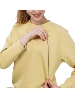 Love and Carry Sudadera de Maternidad y Lactancia - Pistacho