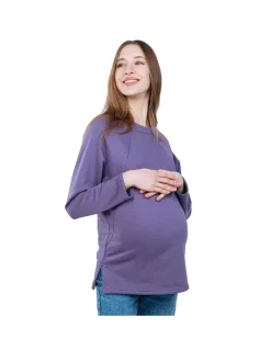 Love and Carry Sudadera de Maternidad y Lactancia - Violet