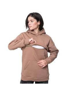Love and Carry Sudadera de Maternidad y Lactancia - Cocoa
