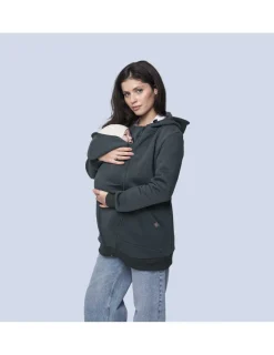 Love and Carry Sudadera de Maternidad y Porteo |Emerald