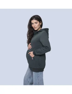 Love and Carry Sudadera de Maternidad y Porteo |Emerald