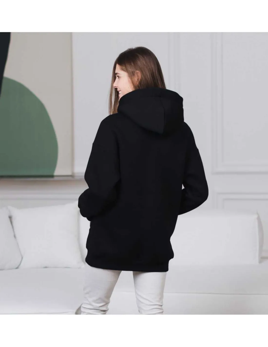 Love and Carry Sudadera de Maternidad y Lactancia - Negro