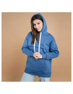 Love and Carry Sudadera de Maternidad y Lactancia - Jeans