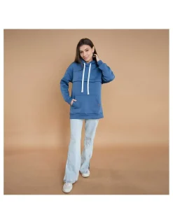 Love and Carry Sudadera de Maternidad y Lactancia - Jeans