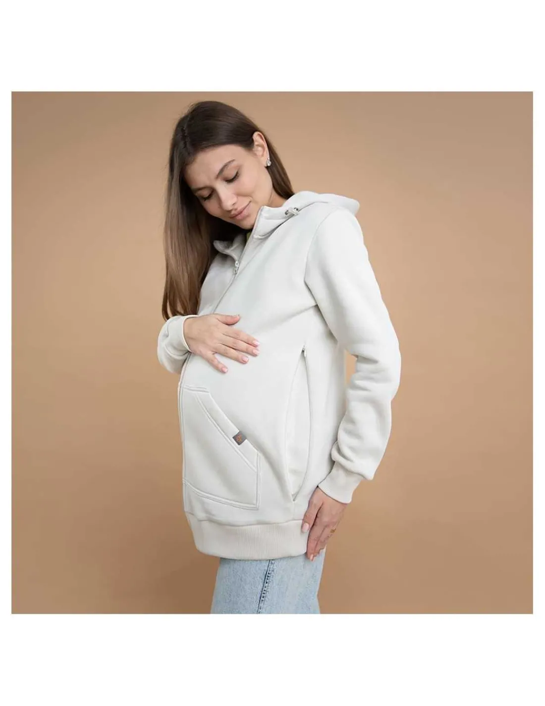 Love and Carry Sudadera de Maternidad y Porteo - Sésamo