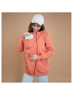 Love and Carry Sudadera de Maternidad y Porteo - Papaya
