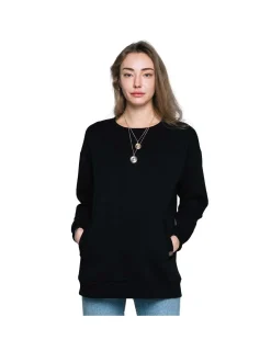 Love and Carry Sudadera Oversize de Maternidad y Lactancia - Black